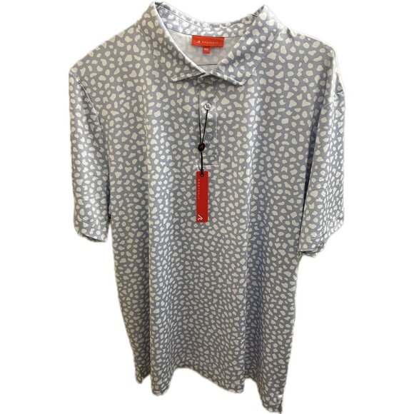 Redvanly Clyde Polo Men’s SizeXxl Chatillon Polo Blue Short Sleeve Golf Stones